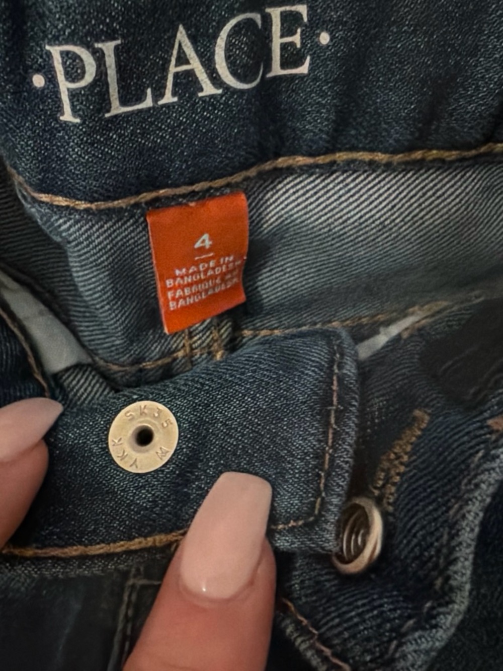 The Children's Place Girls Navy Blue Skinny Jeans